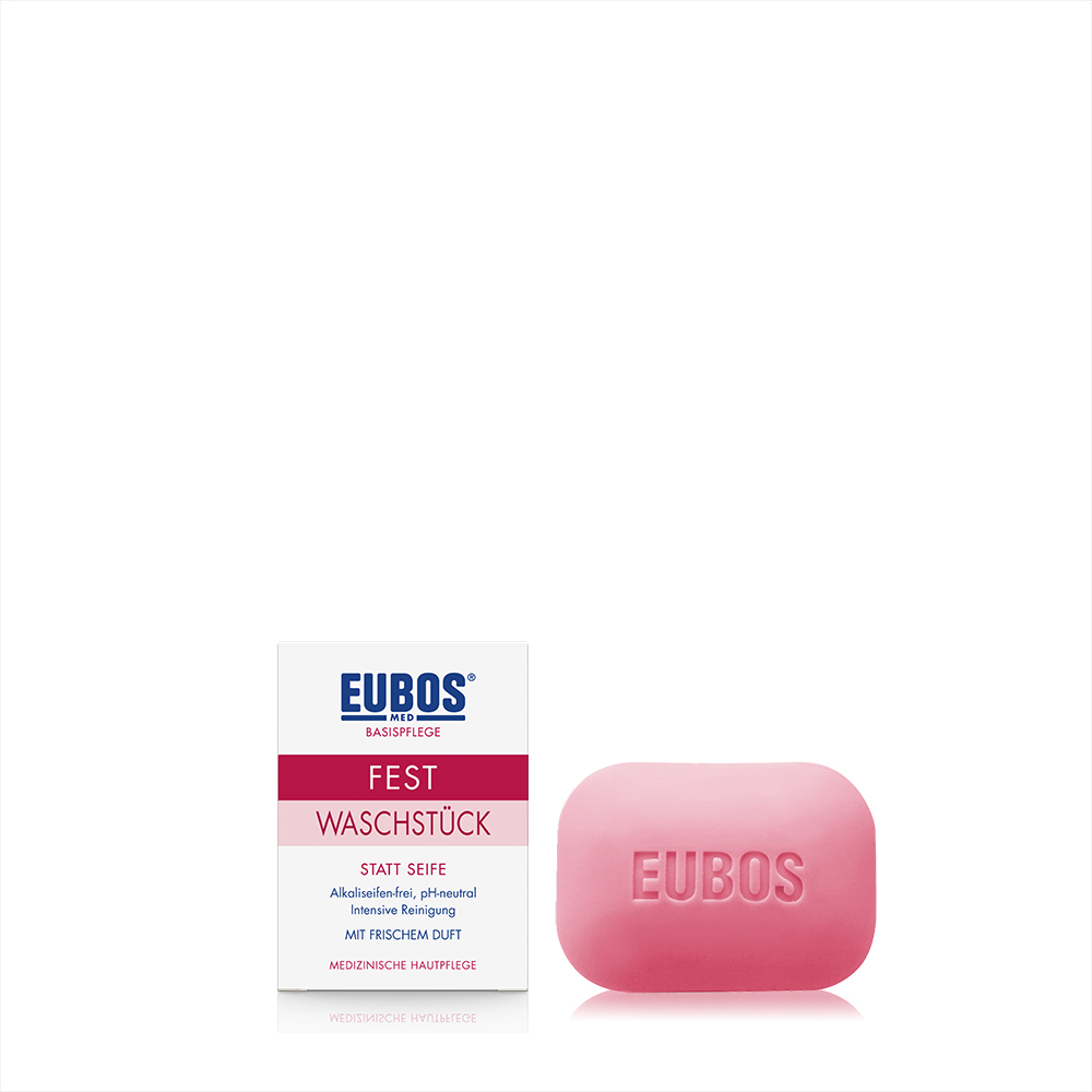 EUBOS Fest Waschstück Rot - Frischeduft
