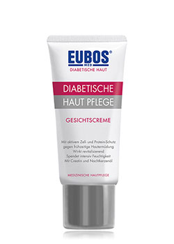 EUBOS Diabetische Haut Pflege Gesichtscreme