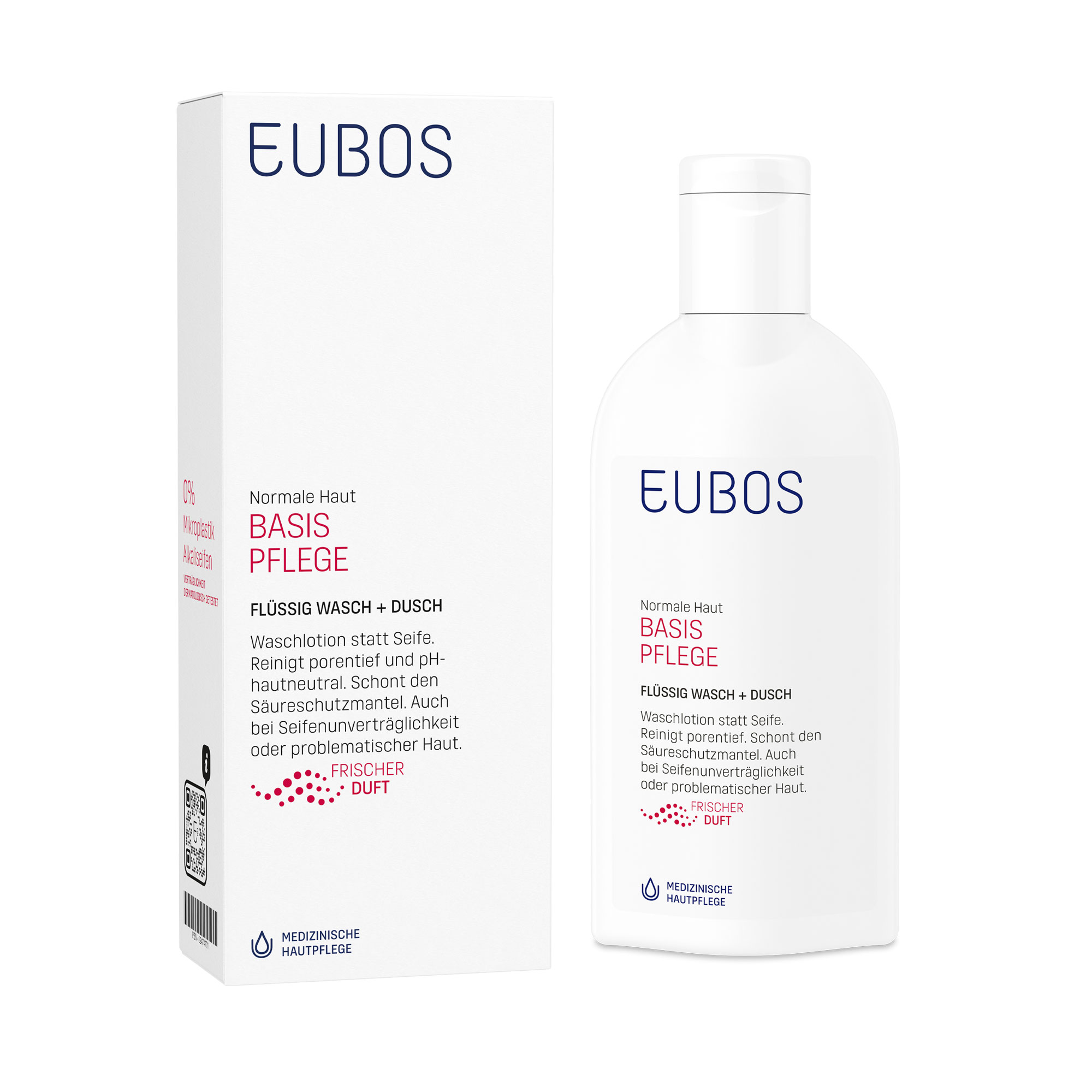 Produktbild EUBOS BASIS PFLEGE FLÜSSIG WASCH + DUSCH, ROT