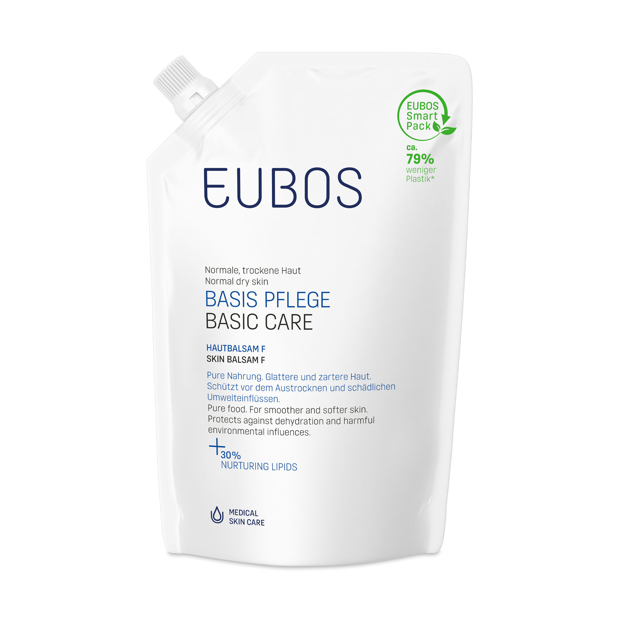 Produktbild EUBOS BASIS PFLEGE HAUTBALSAM F, NACHFÜLLBEUTEL